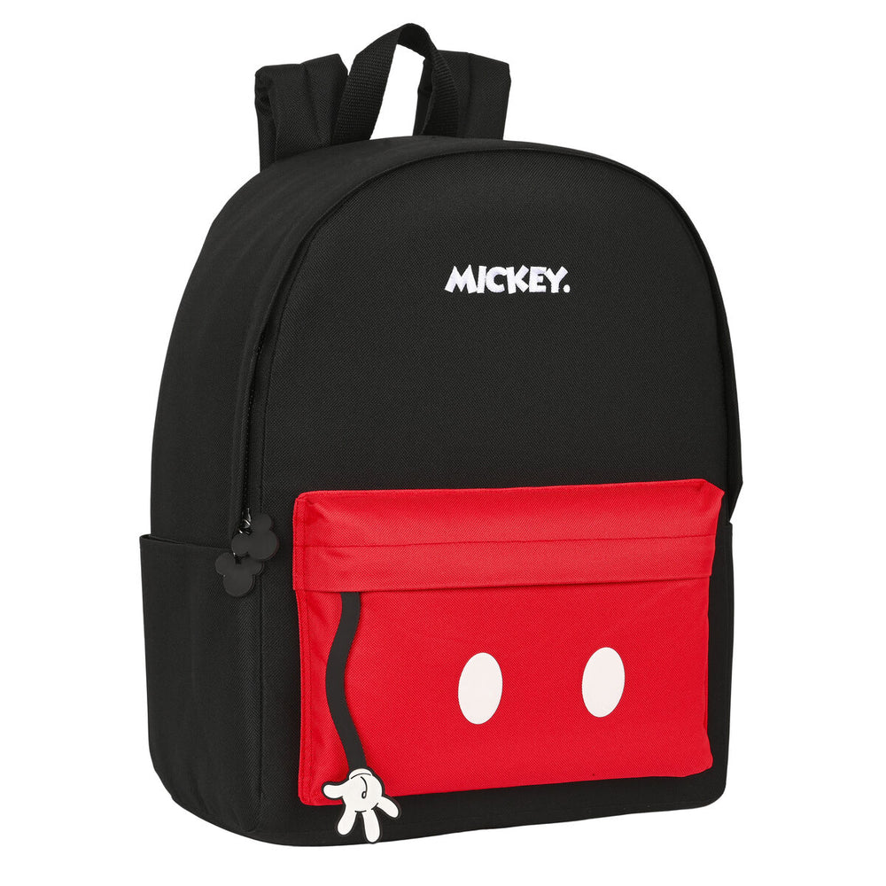 Laptop Backpack Mickey Mouse Clubhouse  mickey mouse  Black Red 31 x 40 x 16 cm-0
