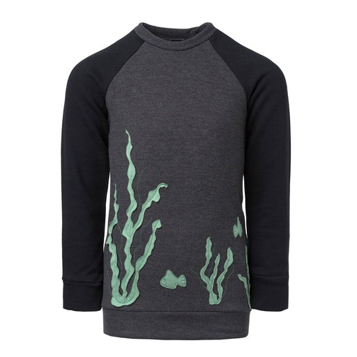 Sweatshirt with Marine Application-0