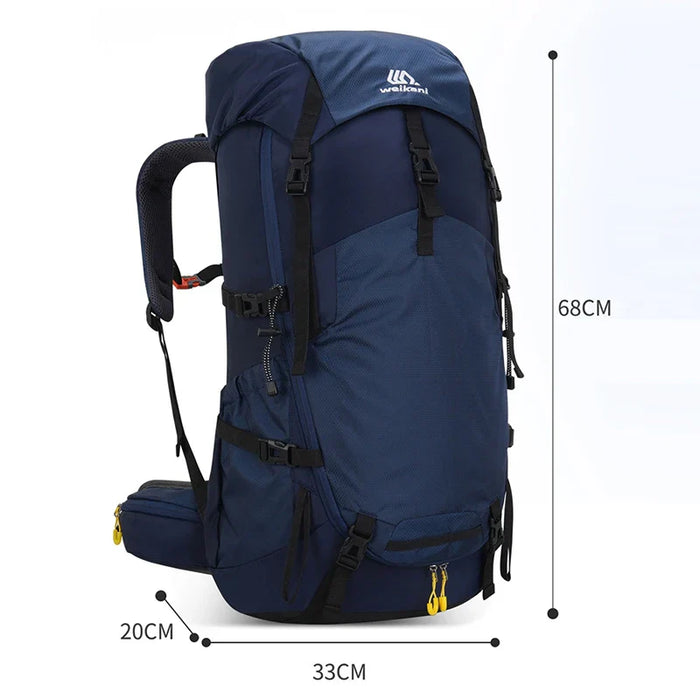 NNEOBA 60L Outdoor Camping Backpack Blue-3