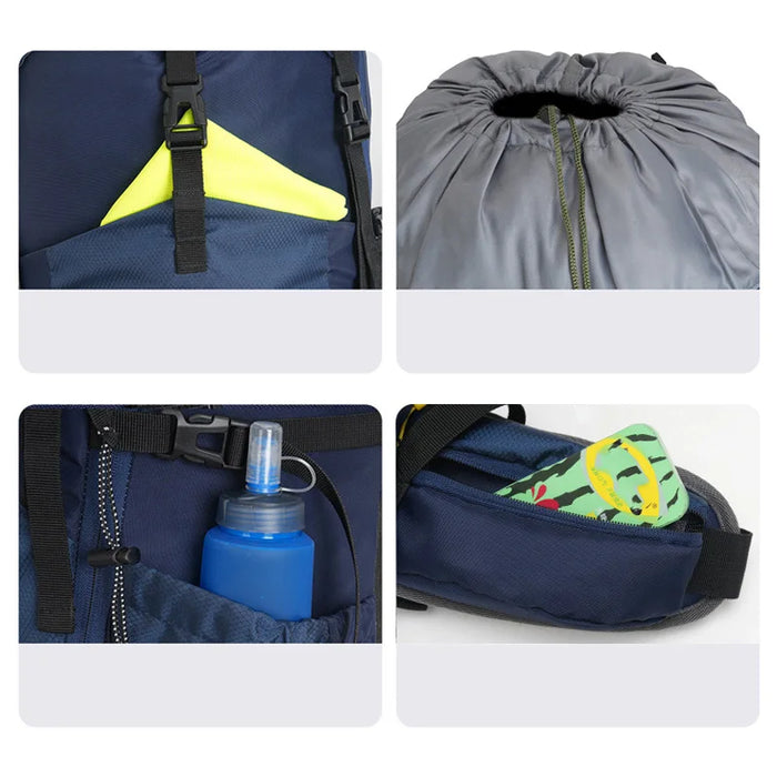 NNEOBA 60L Outdoor Camping Backpack Blue-4