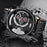 Mens Big   Watches Fashion Leather Date Gifts Wristwatch