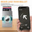 TOYFID All-Aluminum Pop Up Slide Rfid Slim Card Holder Wallet With Airtag Holder-8